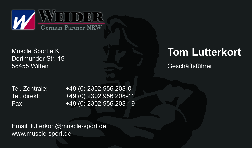 Musclesport vCard back